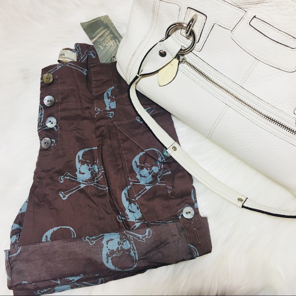 NWT Tysa Coco Skulls Shorts